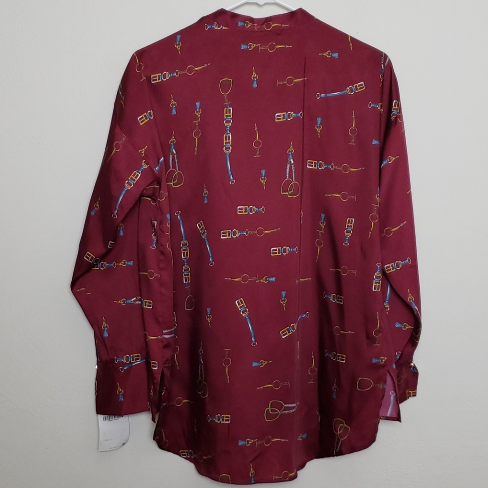 NWT Zara Women's Chain Print Top Size S - Picture 11 of 15